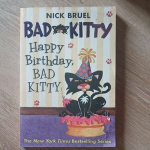 Bad Kitty Birthday Invitation Card